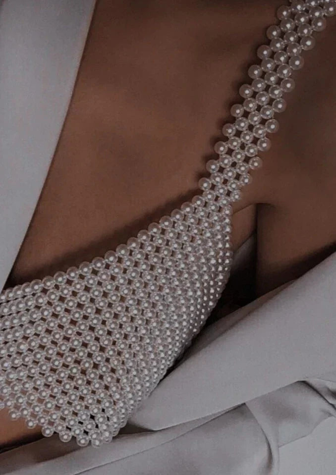 Vivienne | Pearl Detail Top