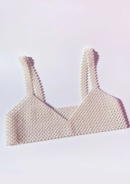 Vivienne | Pearl Detail Top