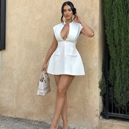Tamsin | Short Sleeves Mini Dress