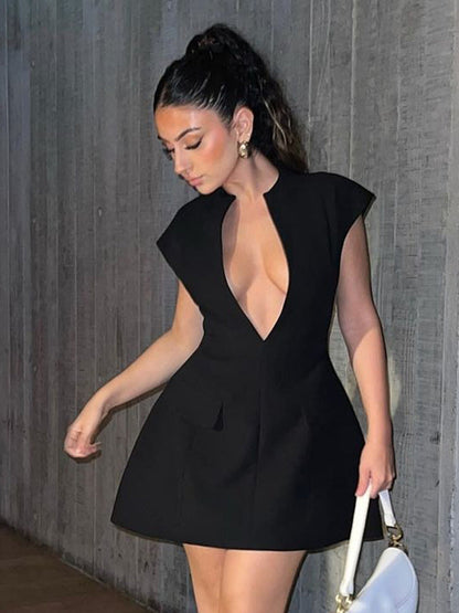Tamsin | Short Sleeves Mini Dress
