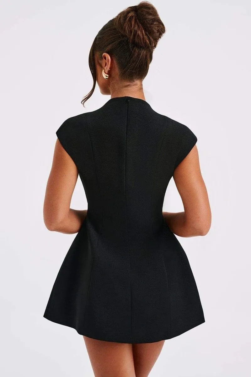 Tamsin | Short Sleeves Mini Dress