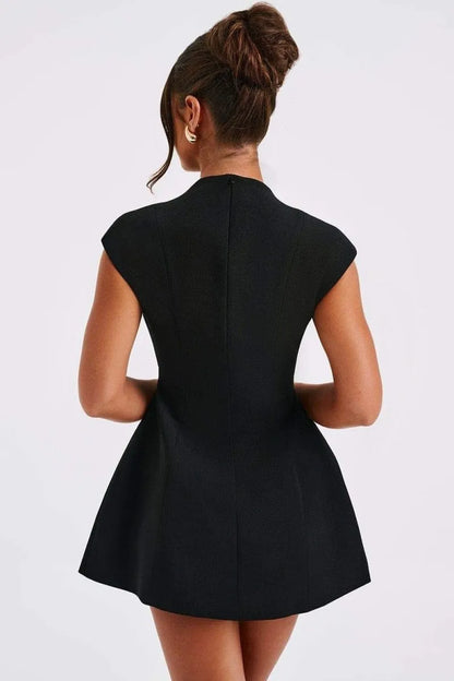 Tamsin | Short Sleeves Mini Dress