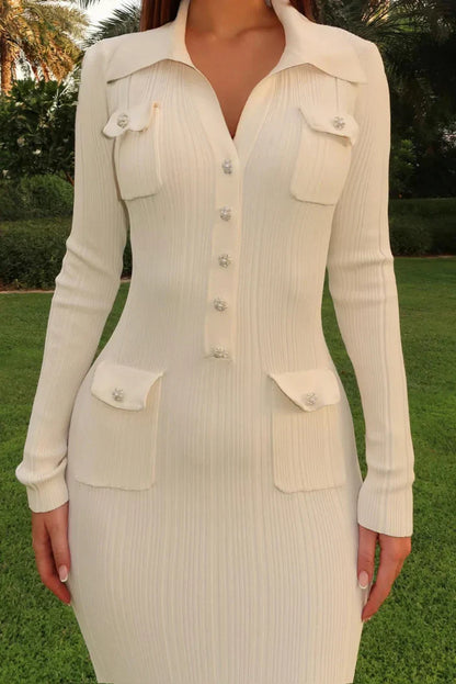 Arden | Knit Midi Dress