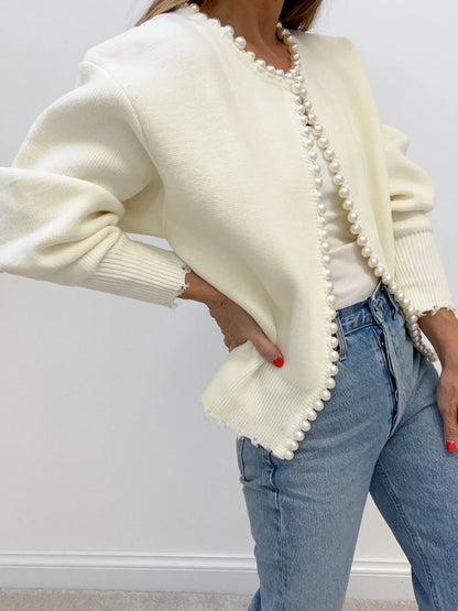 Elina | Pearl Cardigan