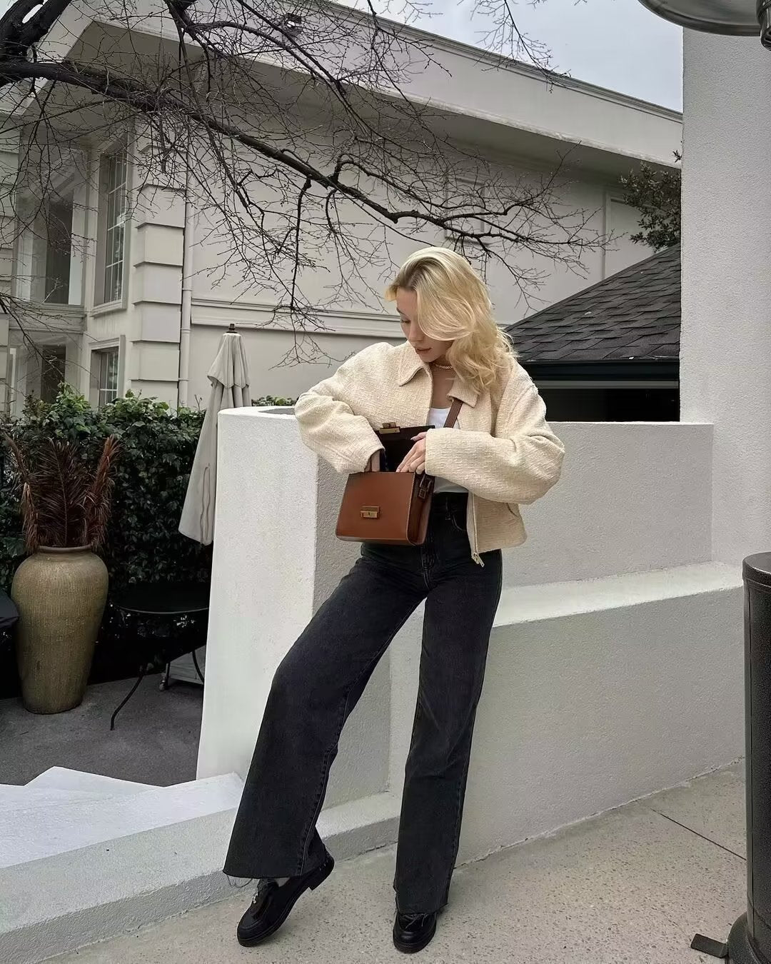 Amara | Elegant Boucle Jacket