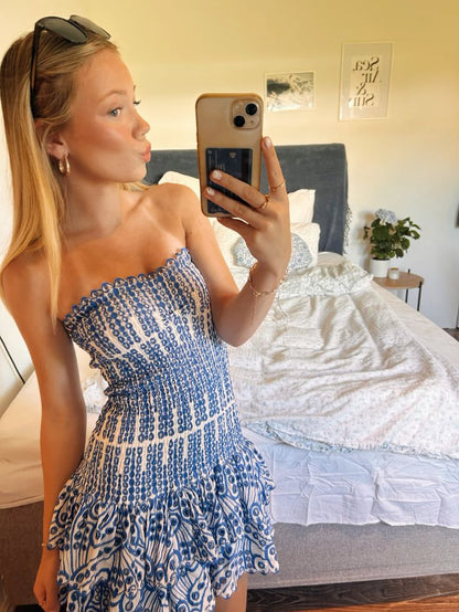 Sabine | Ruffle Short Dress