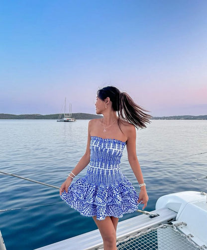 Sabine | Ruffle Short Dress