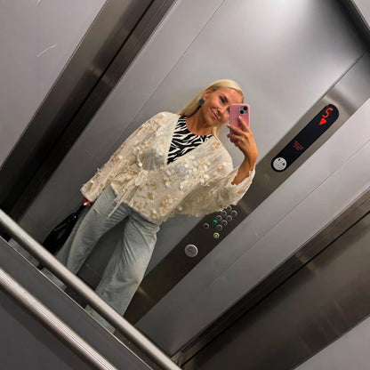 Juliet | Sequin Sparkle Top