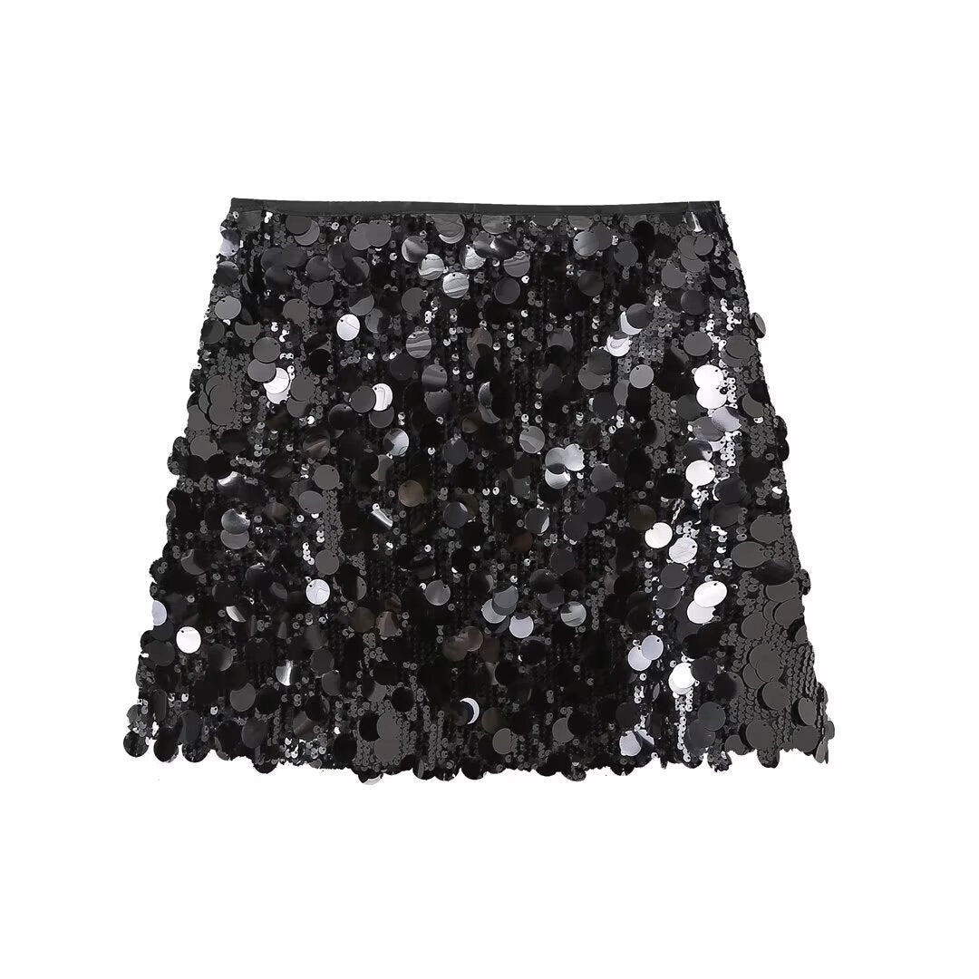 Liora | Glitter Sequin Skirt