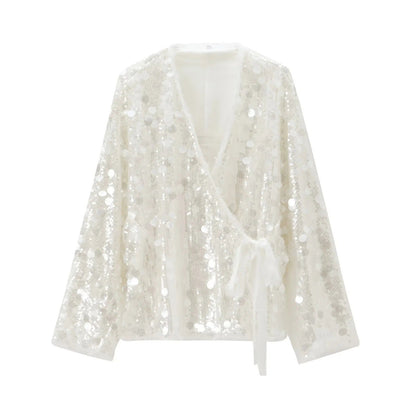 Juliet | Sequin Sparkle Top