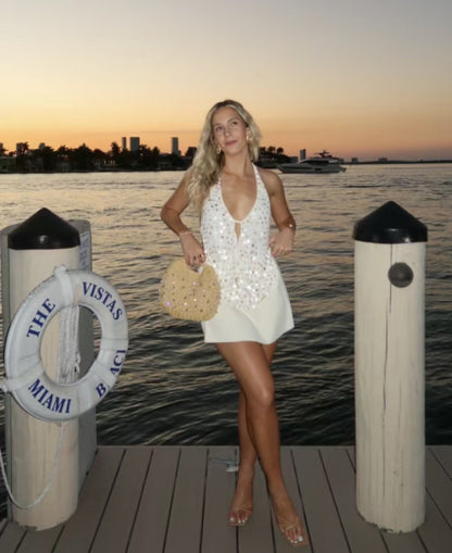 Celia | Sleeveless Halter Top