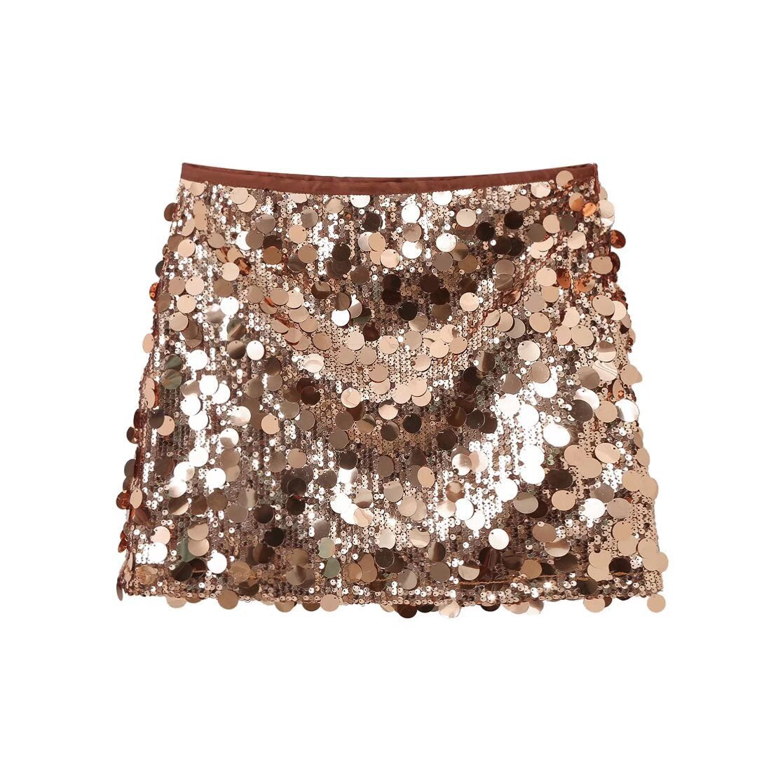 Liora | Glitter Sequin Skirt