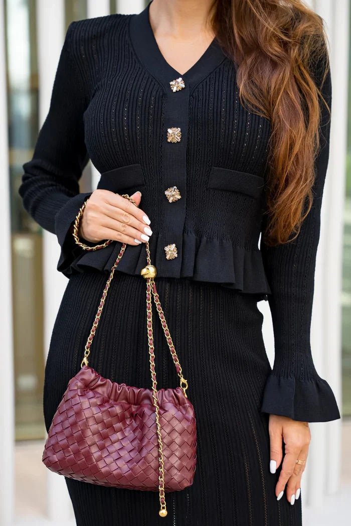 Maisie | V-Neck Knit Set