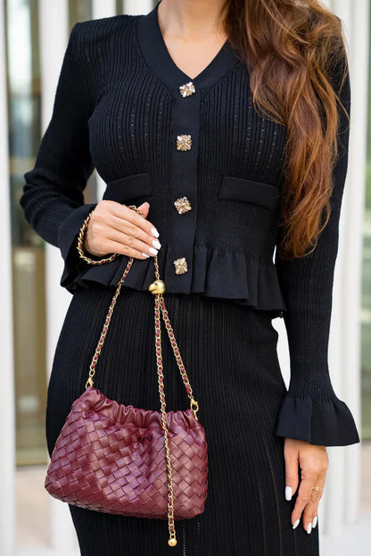 Maisie | V-Neck Knit Set