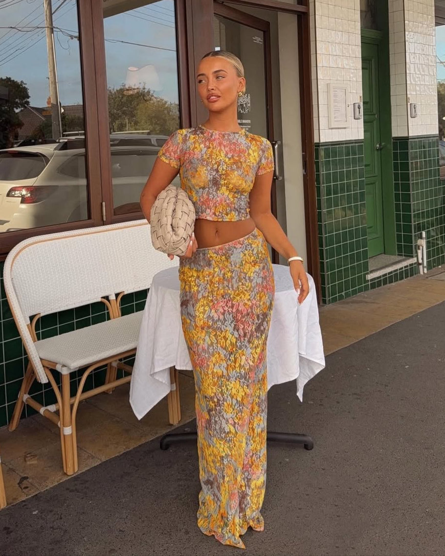 Vienna | Floral Two-Piece Set