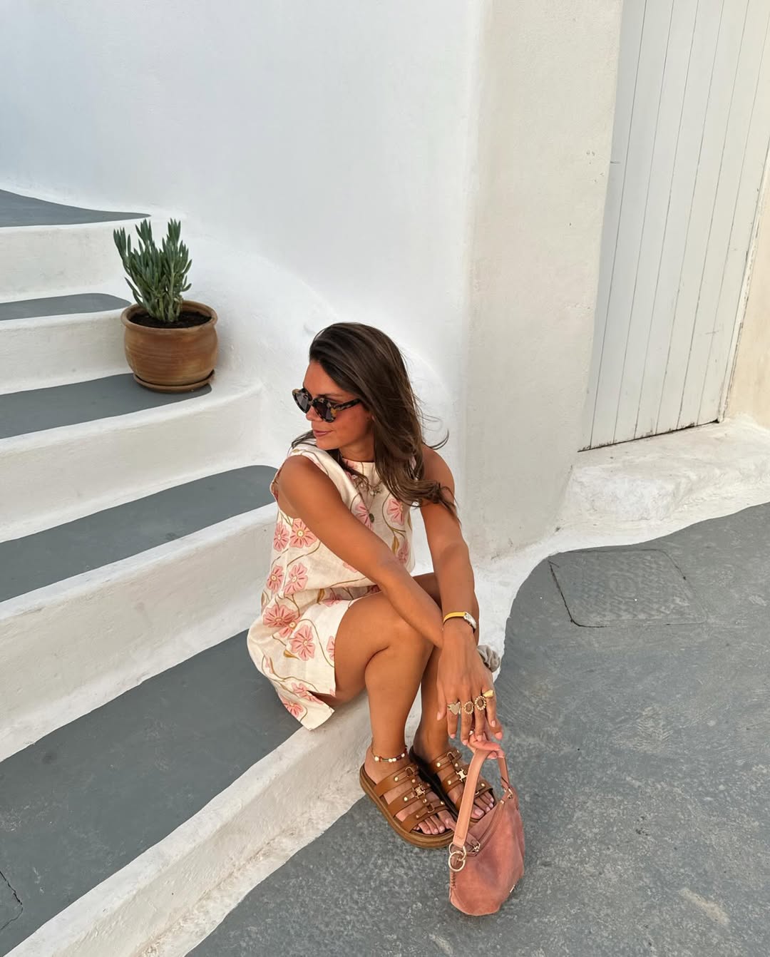 Delina | Print Sleeveless Short Dress