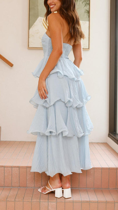 Talia | Tiered Ruffle Maxi Dress