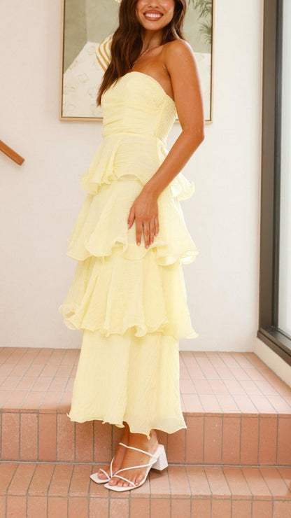 Talia | Tiered Ruffle Maxi Dress