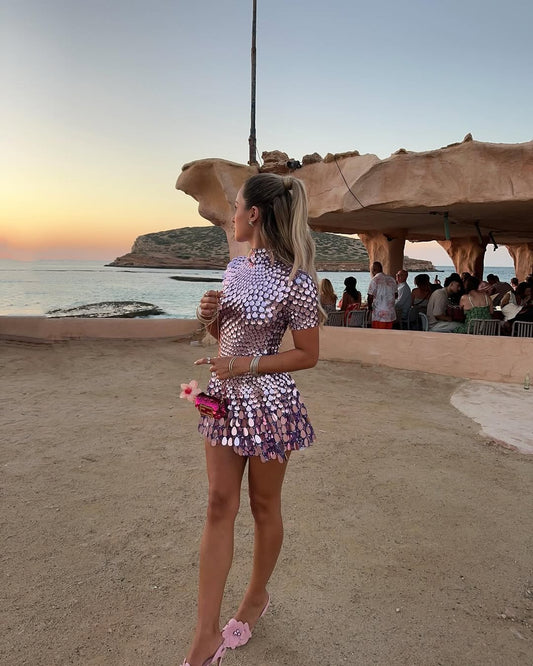 Kaia | High Neck Mini Dress