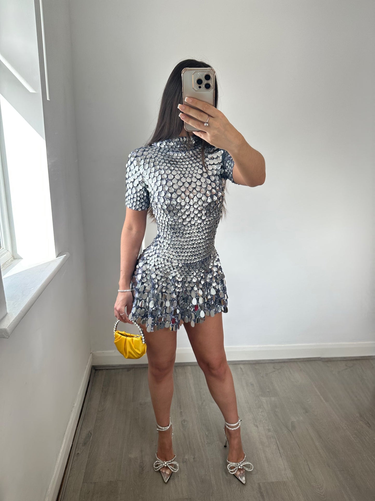 Sabine | High Neck Mini Dress