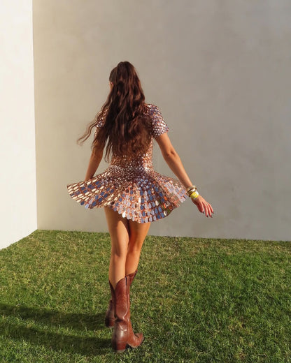 Inara | High Neck Mini Dress