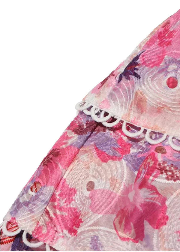 Imara | Strapless Floral Dress
