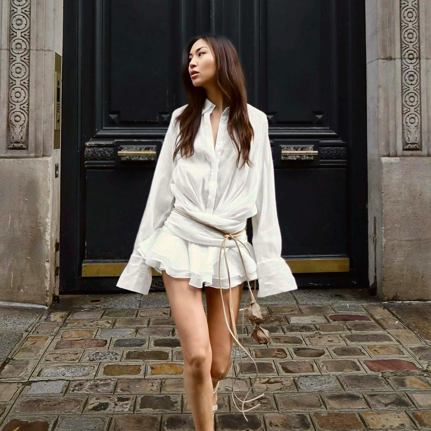Zelie | Pleated Mini Dress