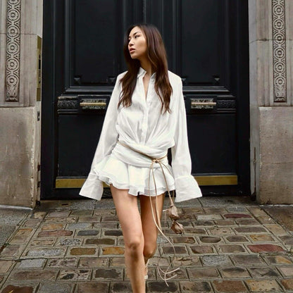 Zelie | Pleated Mini Dress